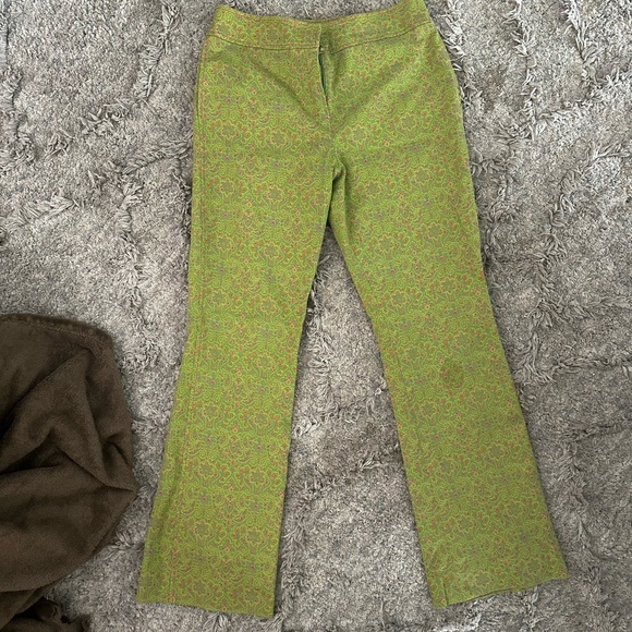 Oscar de la Renta Paisley flare pants - Picture 1 of 4